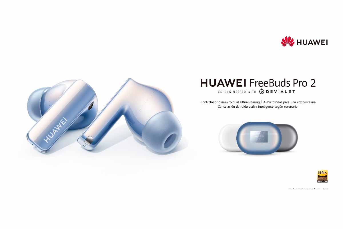 Audio Hi-Res y llamadas claras con los HUAWEI FreeBuds Pro 2 