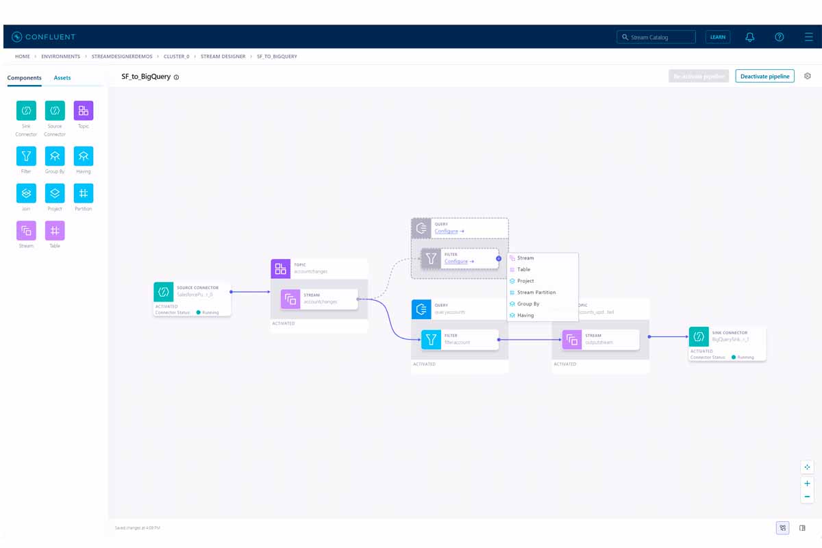 Stream Designer, la nueva propuesta de Confluent que permite construir y desplegar pipelines de datos en streaming