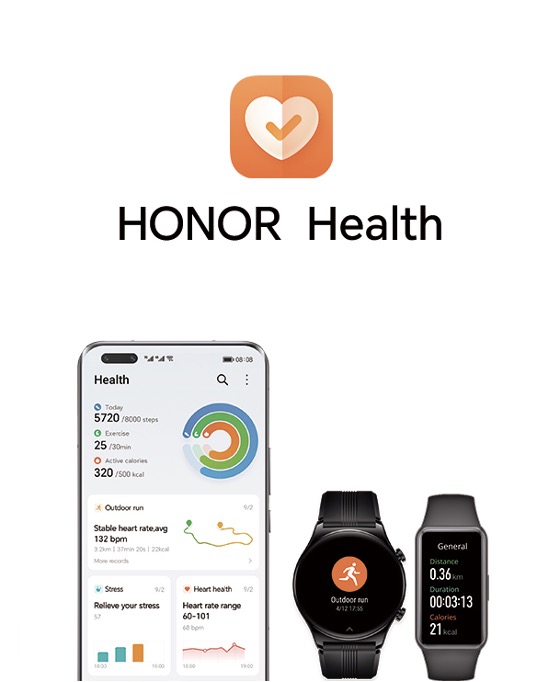 honor watch health app